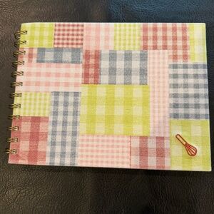Anthropologie Weekly Meal Planner Spiral Bound Note Book 60 Pages